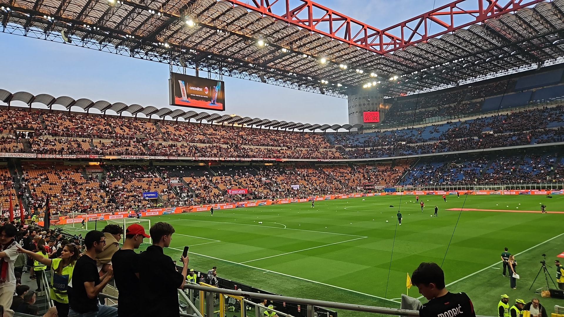 Matchday photo from AC Milan vs Inter Milan — Serie A